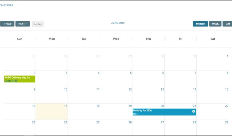 Calendar