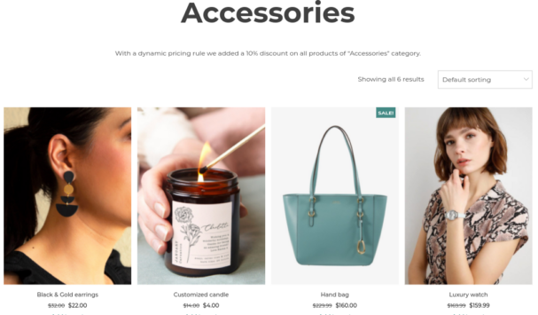 Category discount