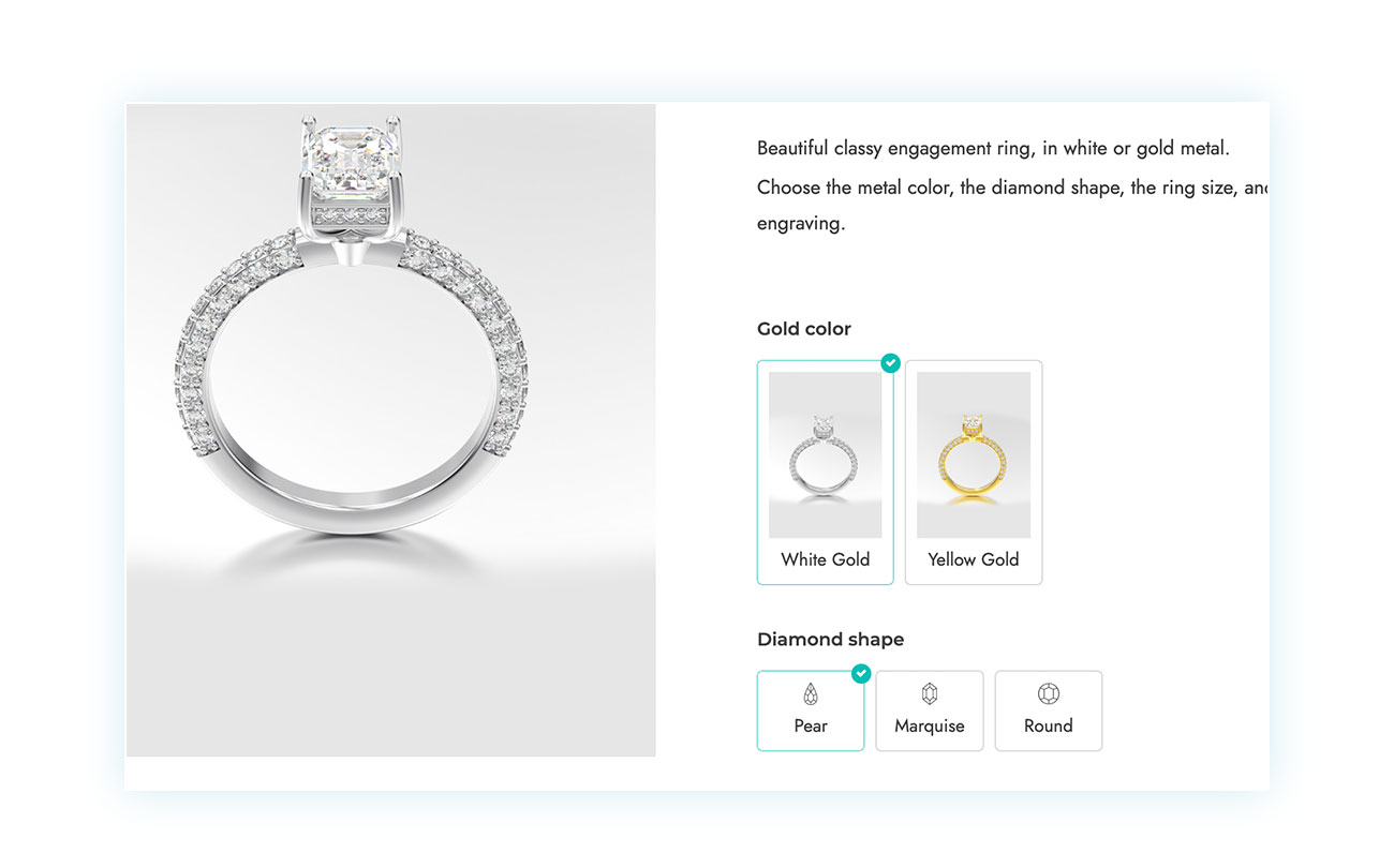 Product addons frontend