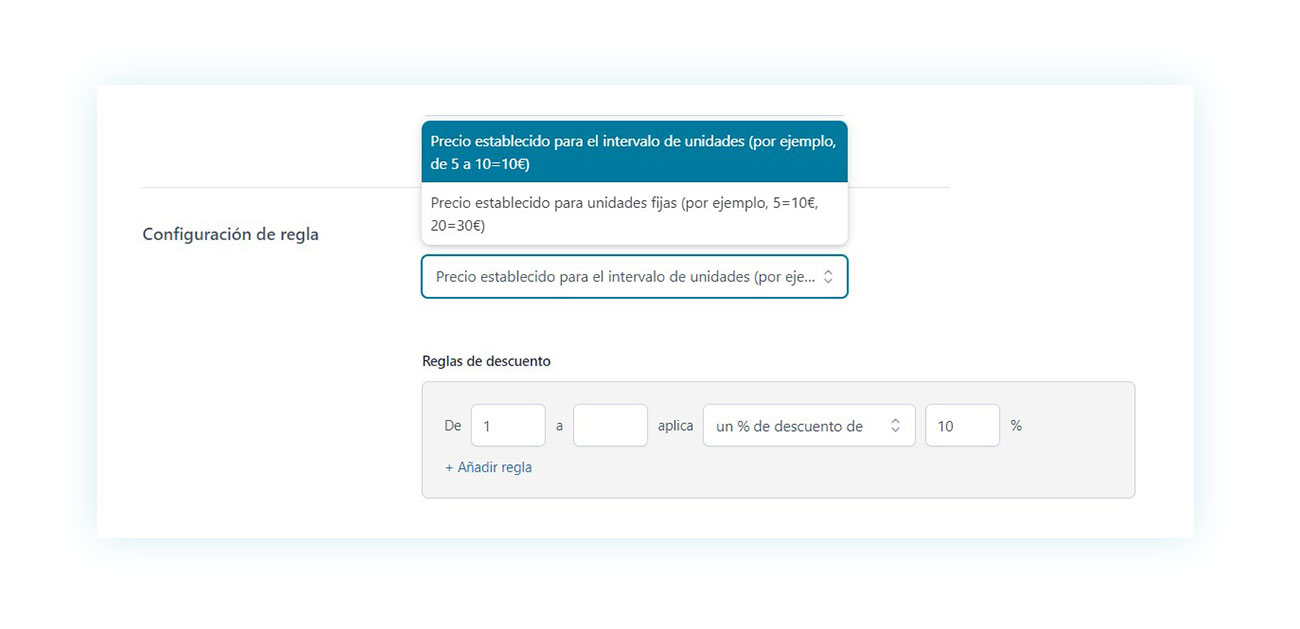 Tipo de descuento