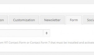 section "Form" - Popup settings