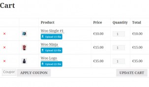 Cart page