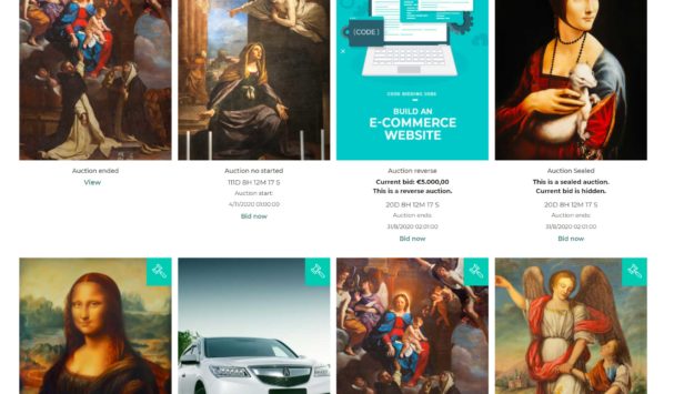 Shop page