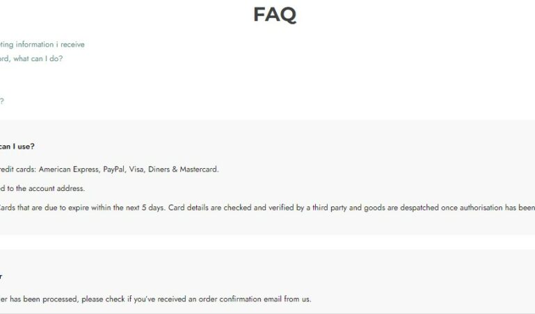 FAQ Summary & List
