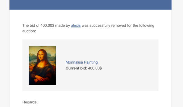 Bid removed