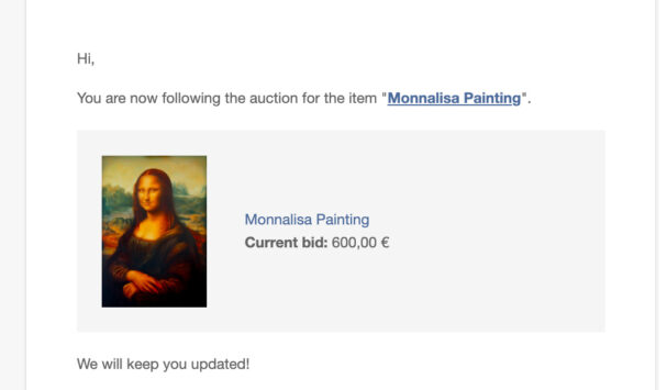 Follow auction