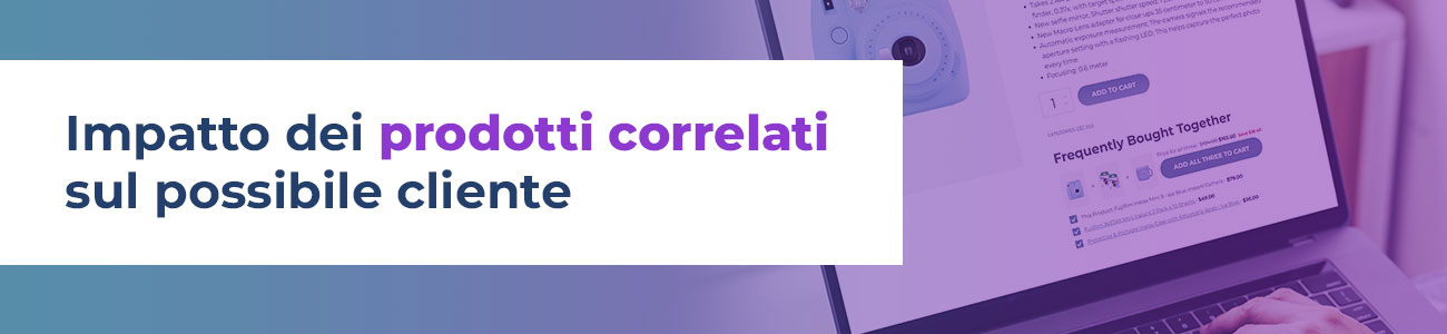 Impatto dei prodotti correlati sul possibile cliente