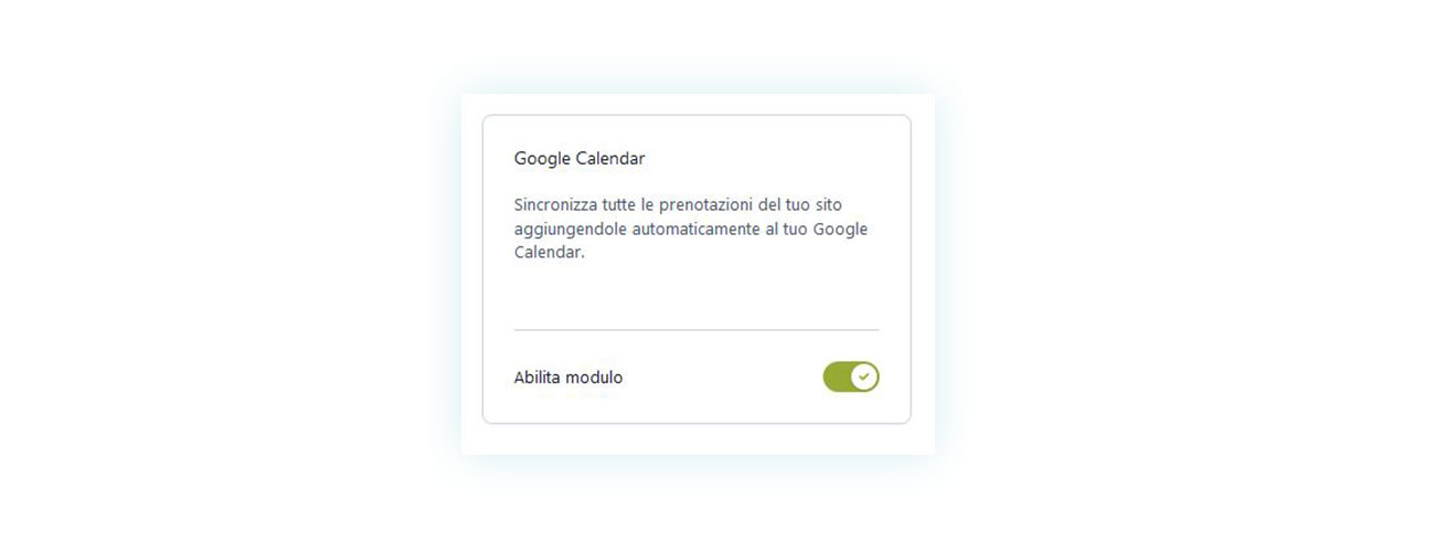 Modulo attivato