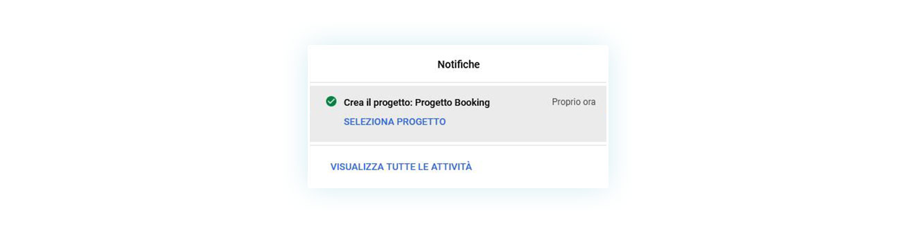 Progetto creato
