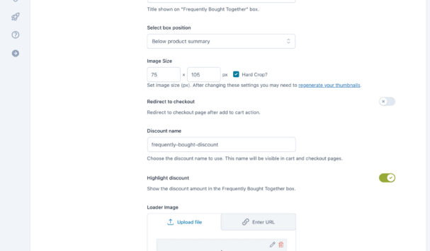 General settings