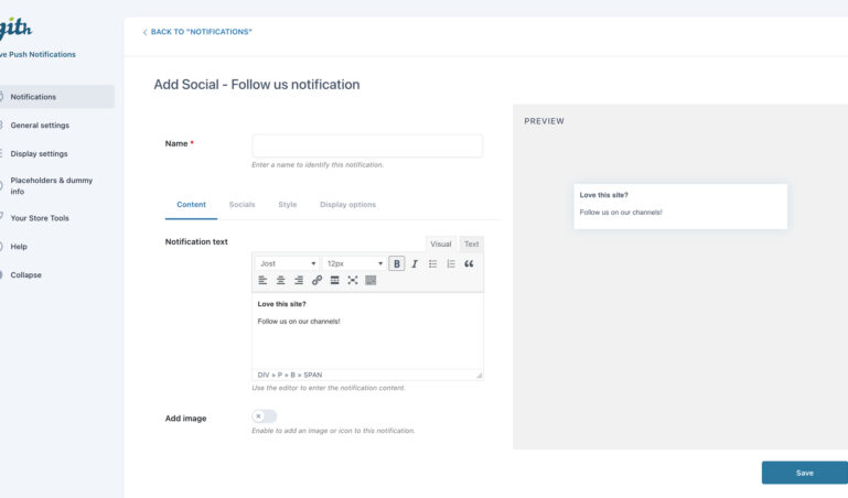 Social - follow up