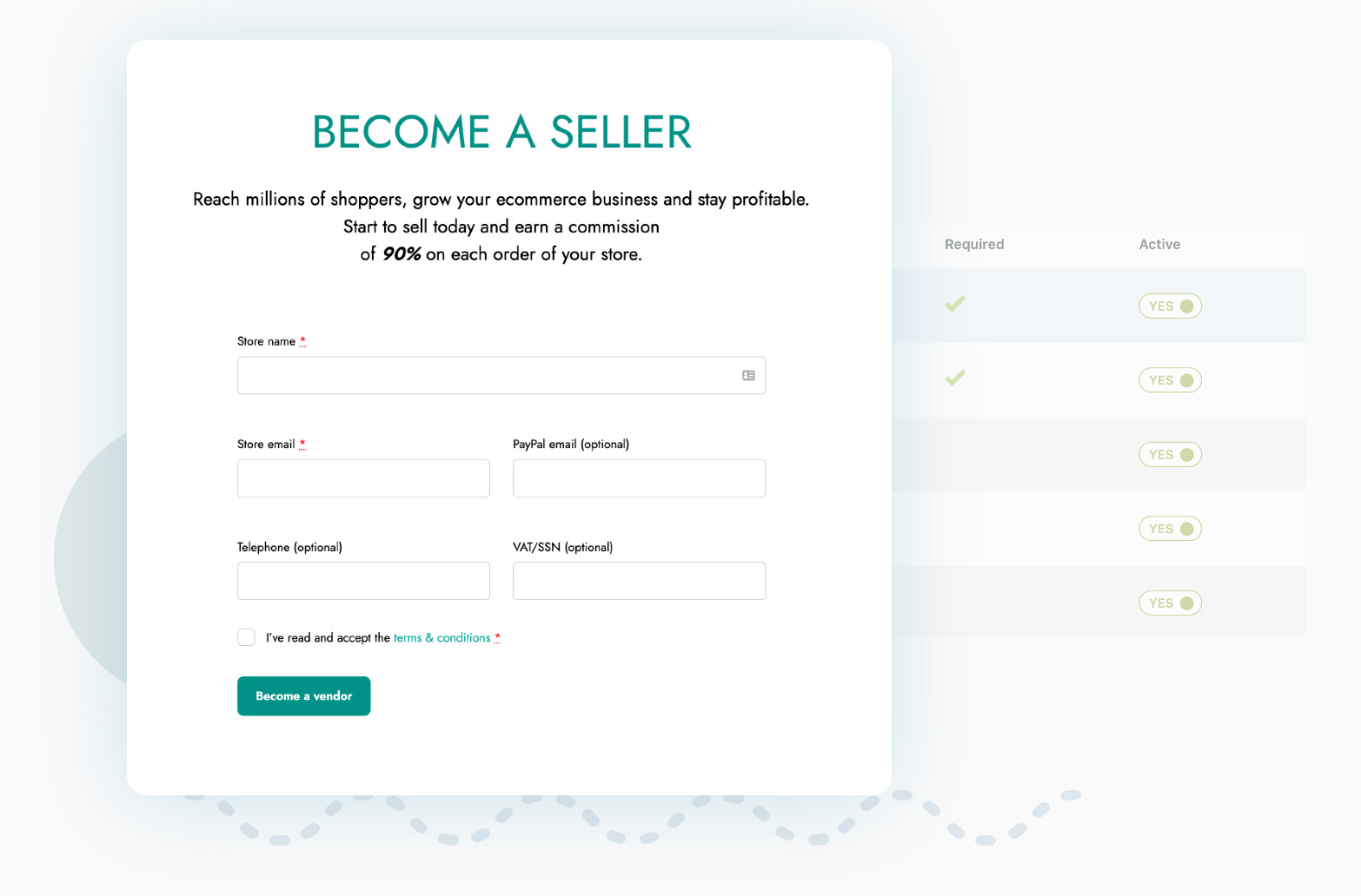 Become a vendor