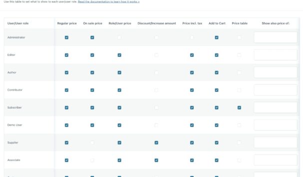 User views