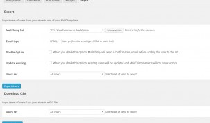 Export Section