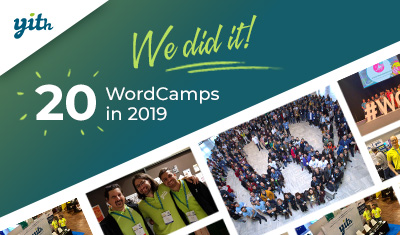Sponsoring Twenty WordCamps; a recap of an extraordinary year.