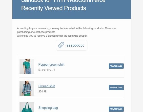 Email example