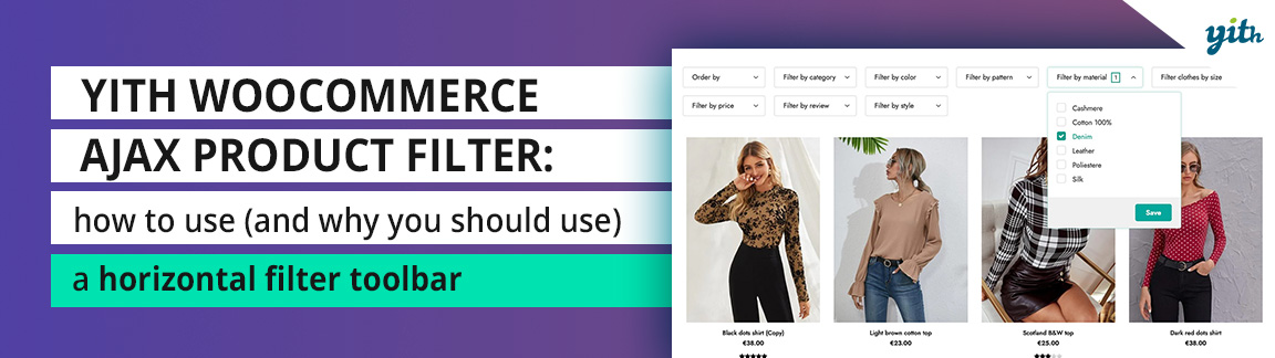 YITH AJAX Product Filter - horizontal filters