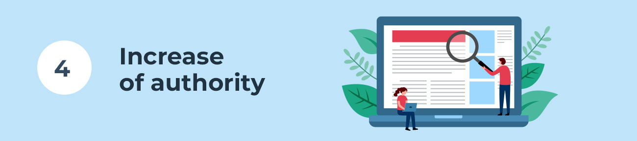 Increase of authority