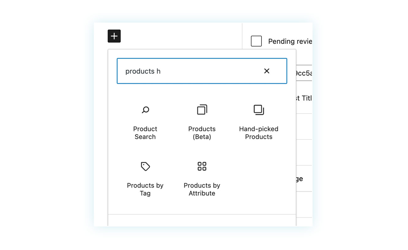 Adding products