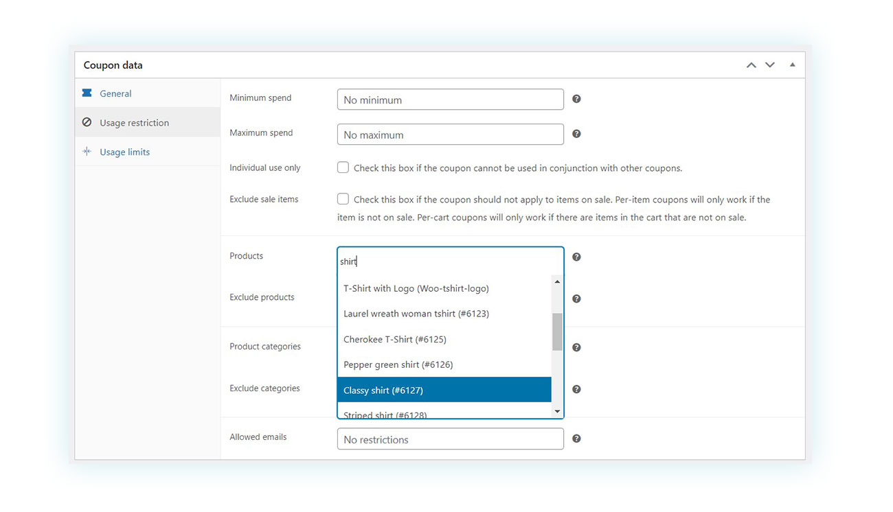 Usage restrictions