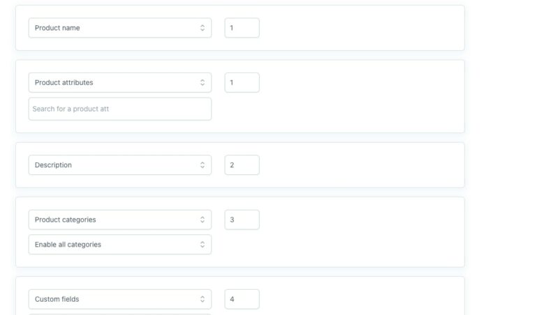 Search fields