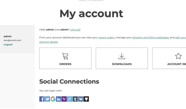 My account