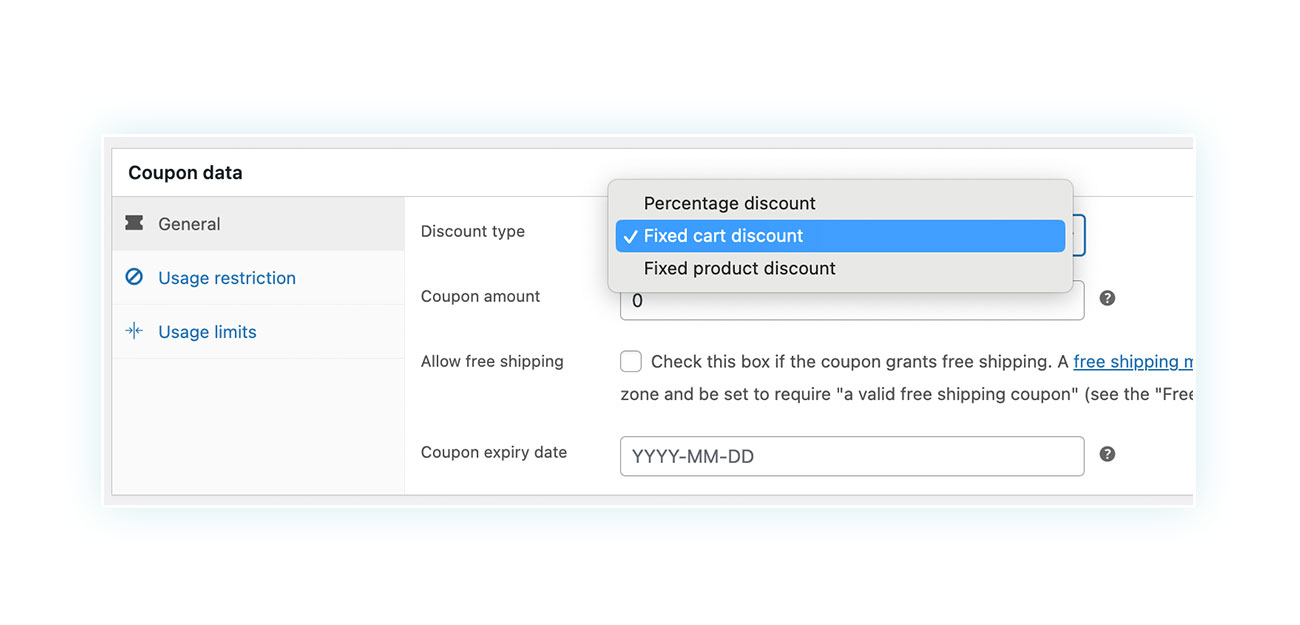 Coupon creation