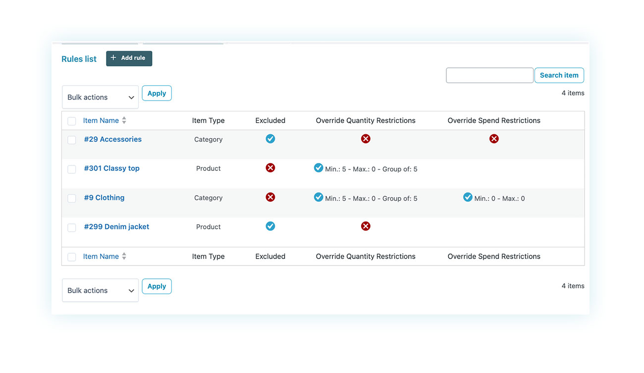 Bulk plugin actions