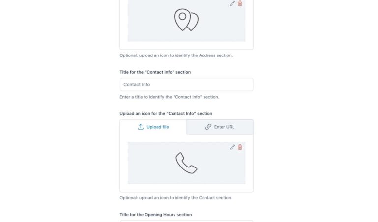 Store pages